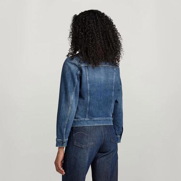 NWT G-Star RAW Arc 3D Denim Jacket Women’s Faded Santorini Stretch Size XS - Picture 2 of 9